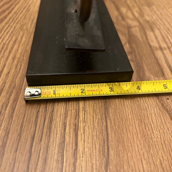 Bicycle Bike sculpture - metal home decor - stacked metal art 21" wide - Picture 6 of 7